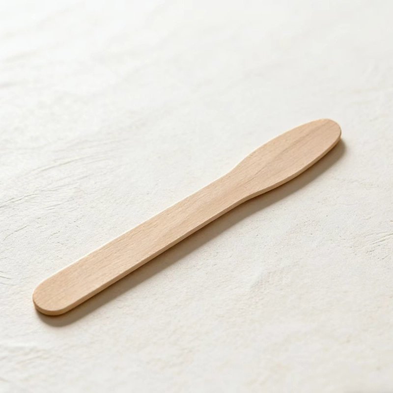 125mm wooden ice cream spoon