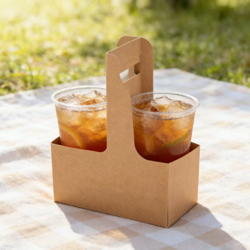 kraft paper cup holder2