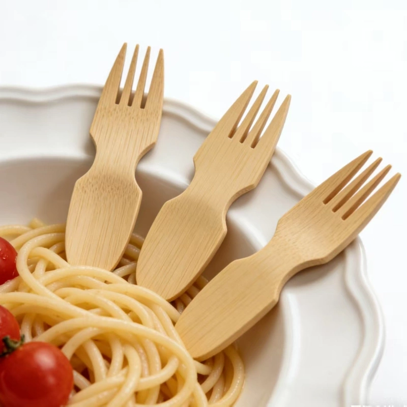 disposable bamboo fork2