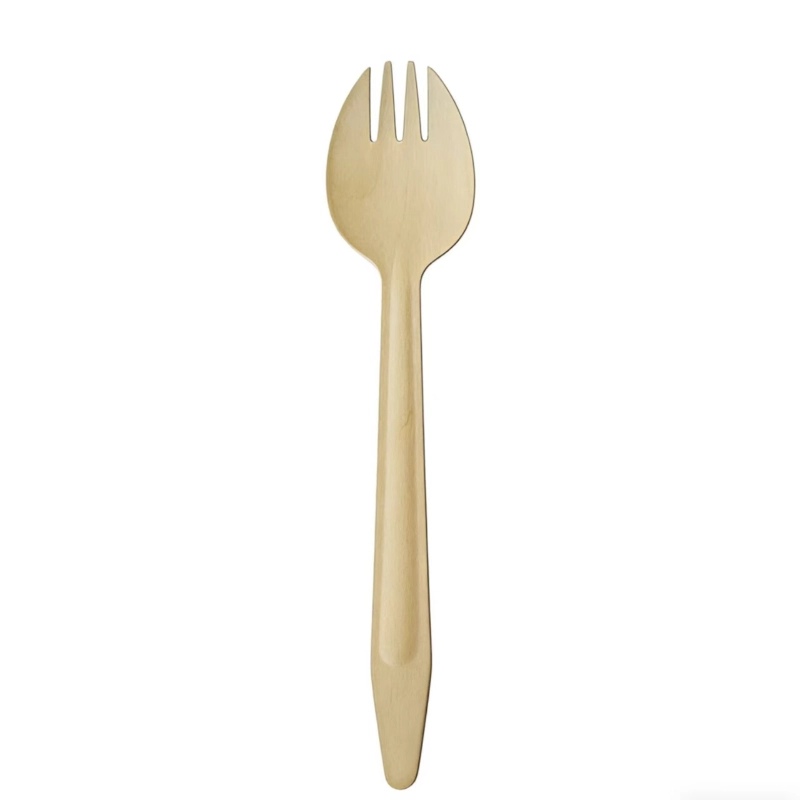 165mm wooden reinforced spork