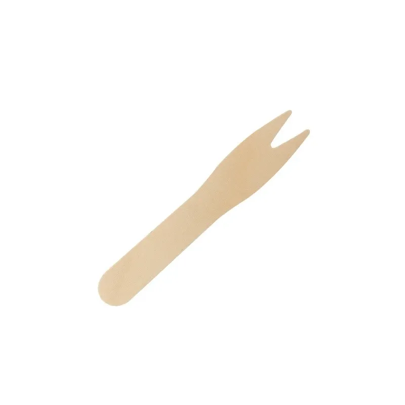 Tenedor de madera para fruta de 89 mm