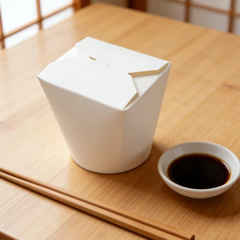disposable paper round bottom noodle box4