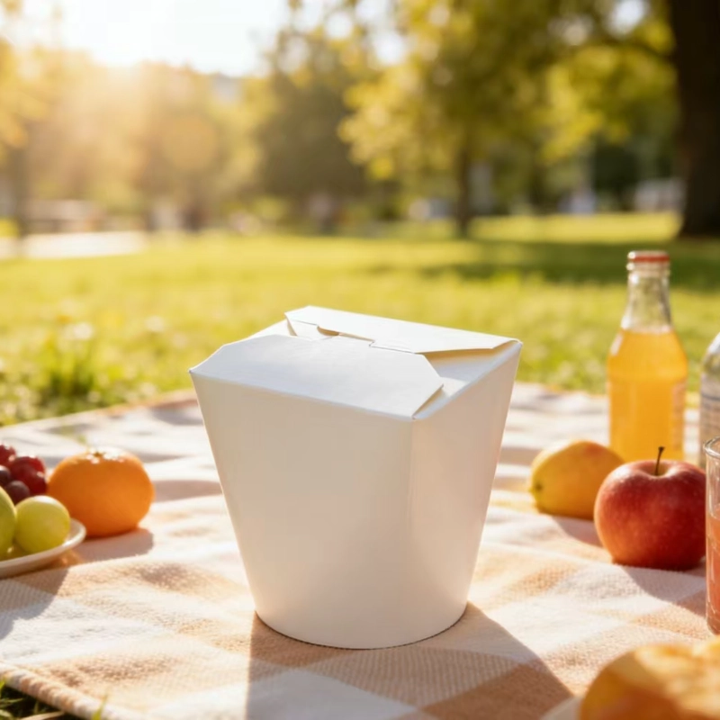 disposable paper round bottom noodle box5