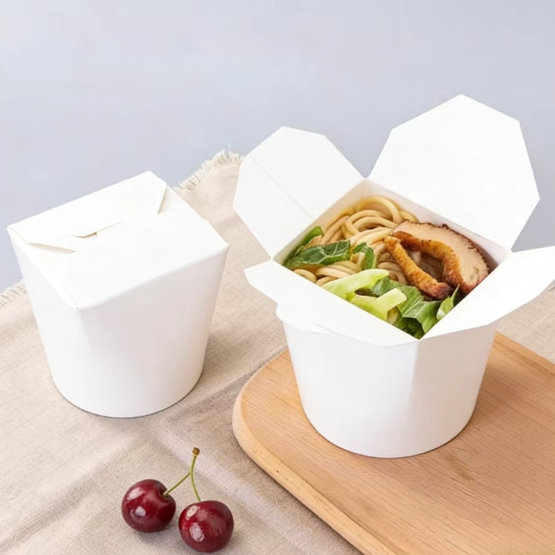 disposable paper round bottom noodle box6