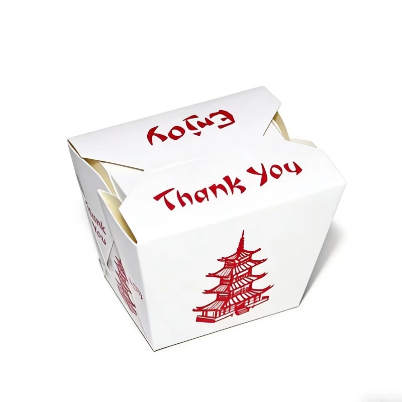 disposable paper square bottom noodle box