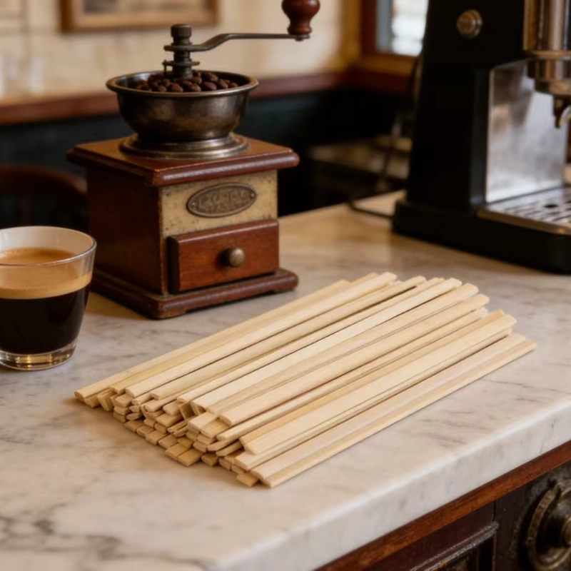 disposable bamboo coffee stirrer10