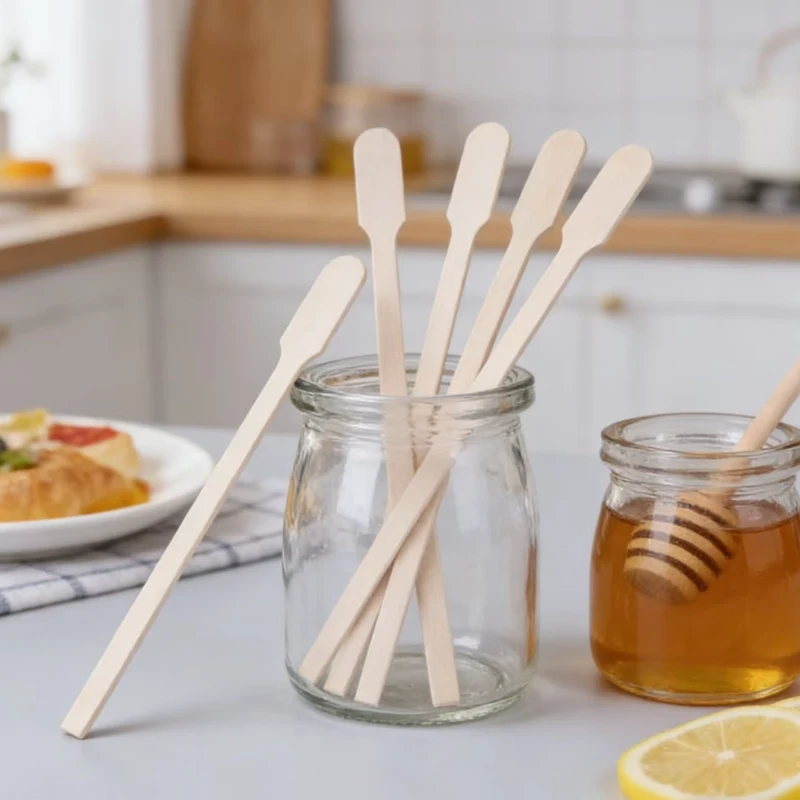 disposable wooden paddle stirrer-2