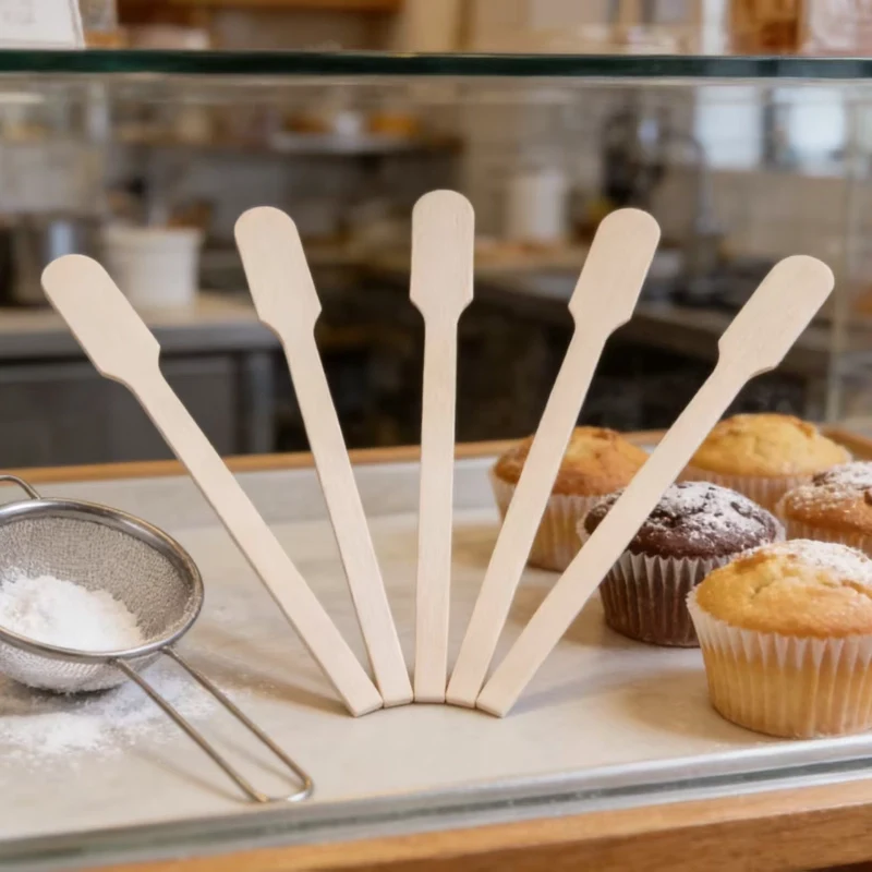 disposable wooden paddle stirrer-3