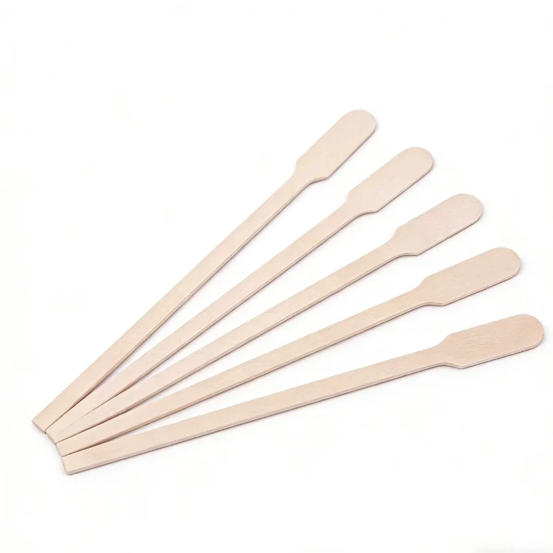 disposable wooden paddle stirrer