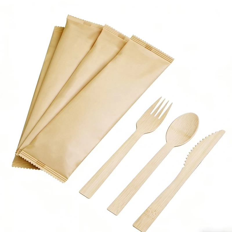 disposable bamboo cutlery set-2