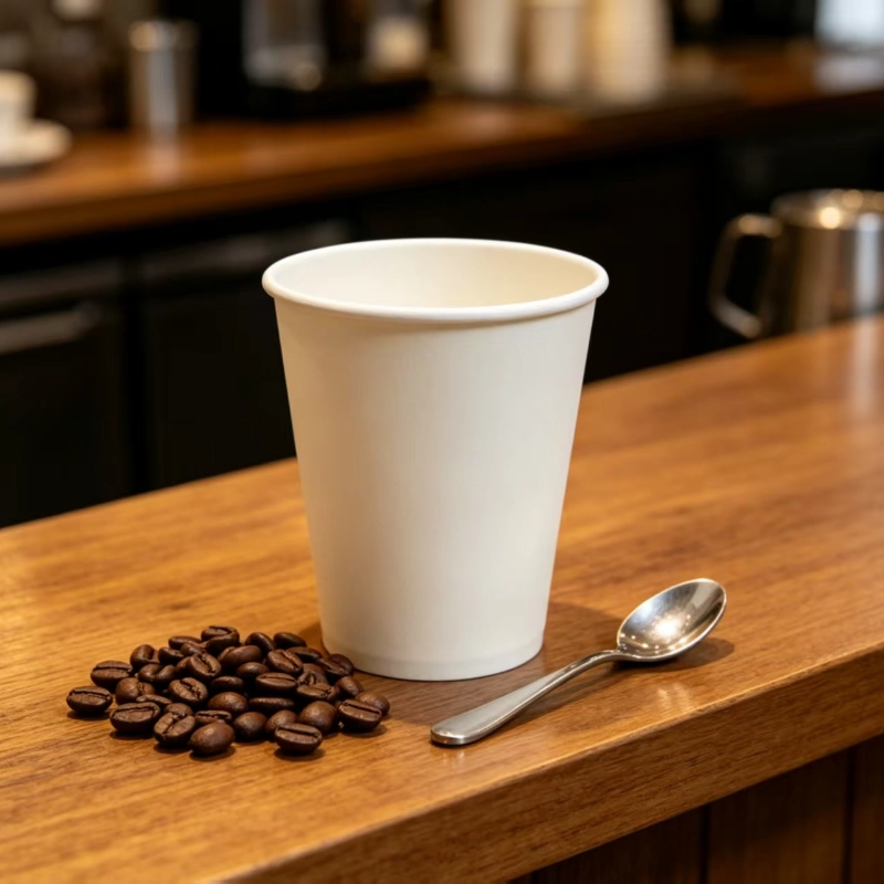 Vaso de papel de pared simple de 6 oz12