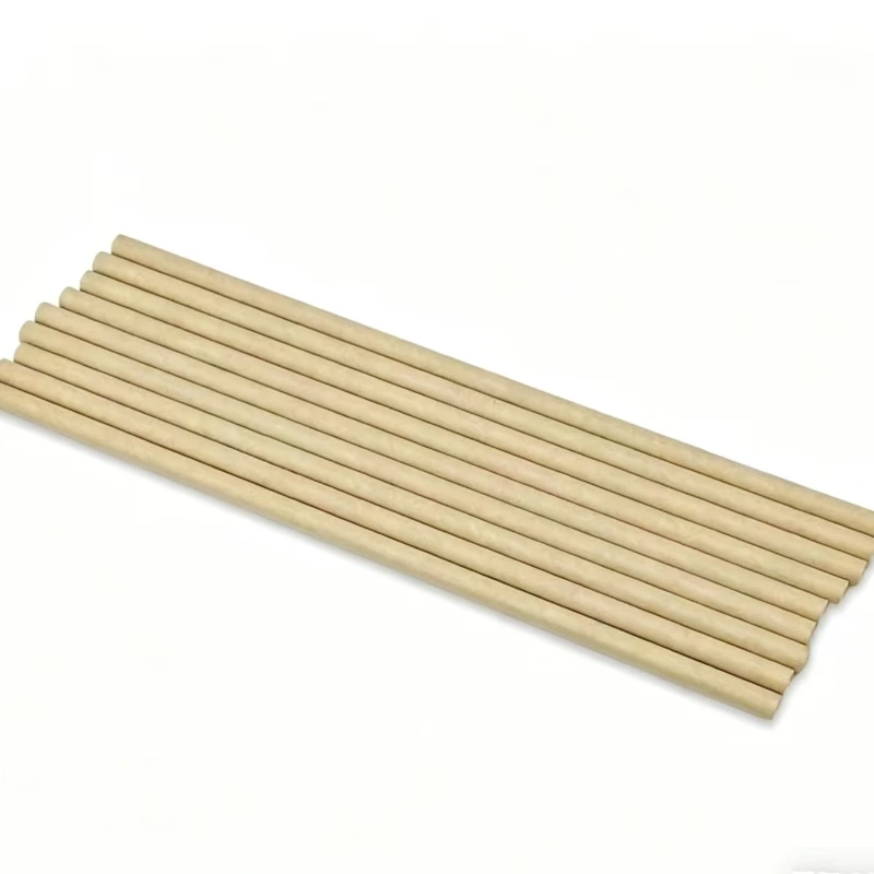 pajita de papel desechable