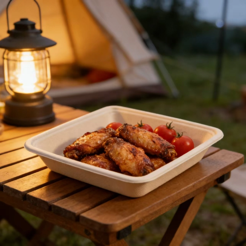 boîte à emporter jetable en bagasse3