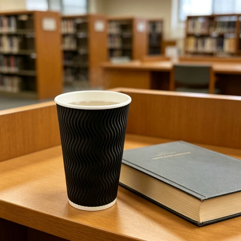 كوب ورق حائط مموج للاستخدام مرة واحدة 6