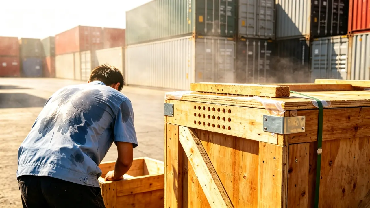 Adding Extra Vents to Crates: Our Obsession with Detail in 38°C Heat