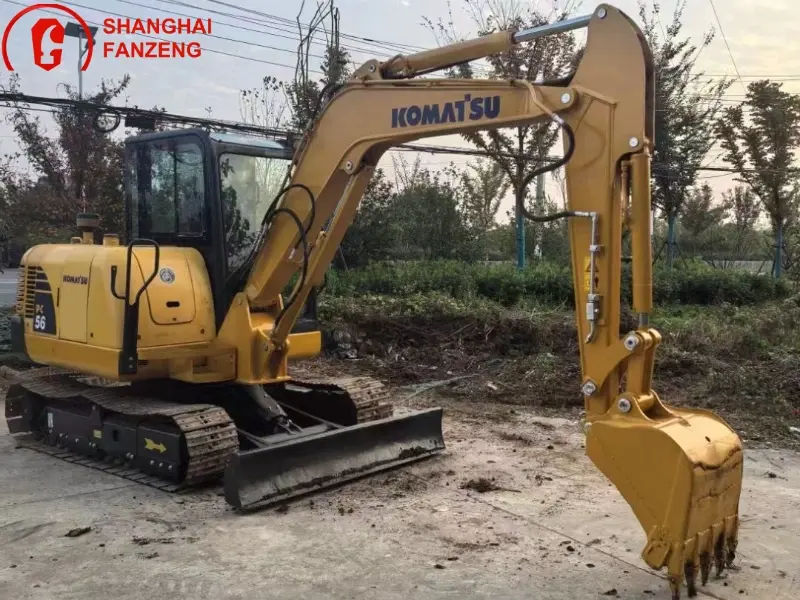 Used Komatsu PC56 5.5T Operating Weight Excavator