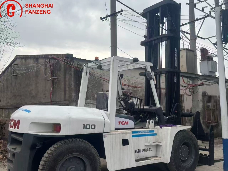 Second-hand TMC100 Diesel Forklift 10T Heavy-Duty