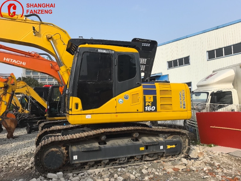 Used Komatsu PC160 Excavator Durable Structure and Easy Maintenance