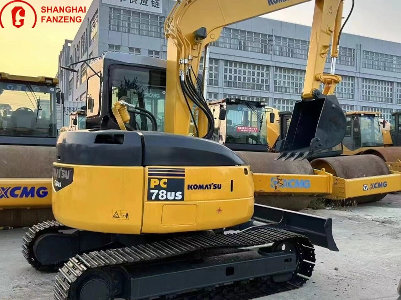 Second-hand Komatsu PC78US Excavator 6 Working Modes for Efficient