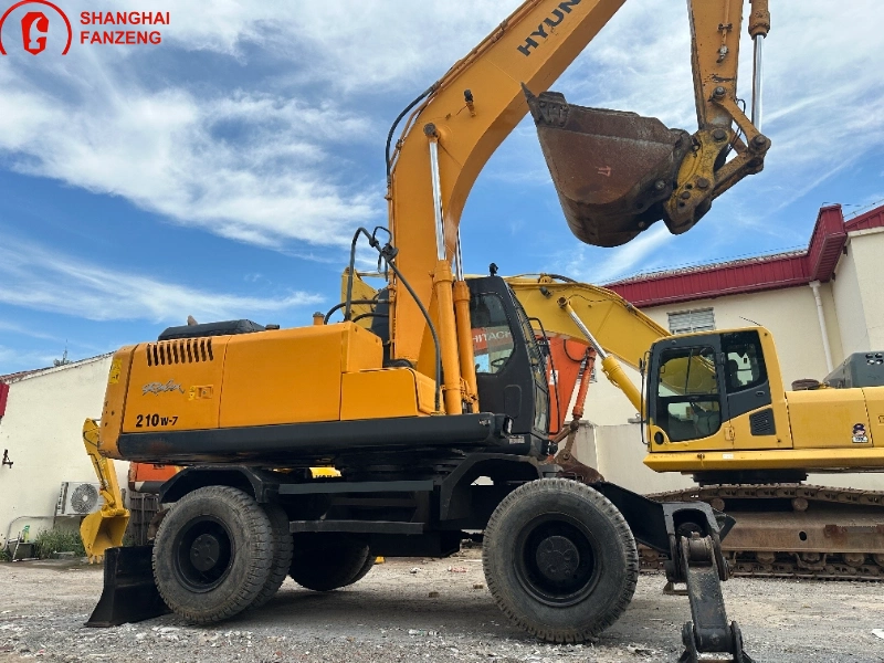 Used Hyundai 210W7 Excavator 21T Class and Energy Saving