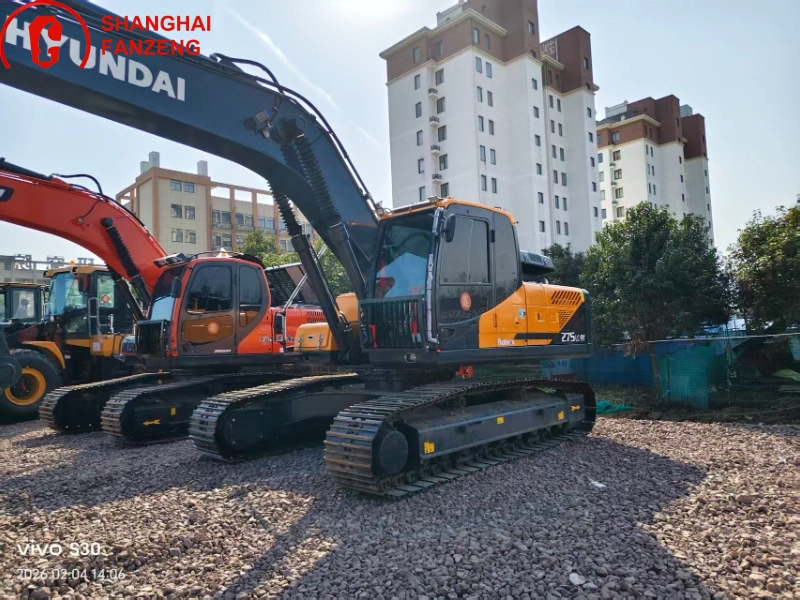 Used Hyundai 275 Crawler Excavator 26T Operating Weight