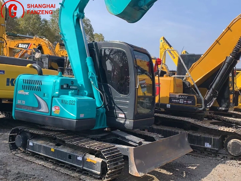 Used Kobelco 75 Excavator 7.5T Isuzu Engine Durable