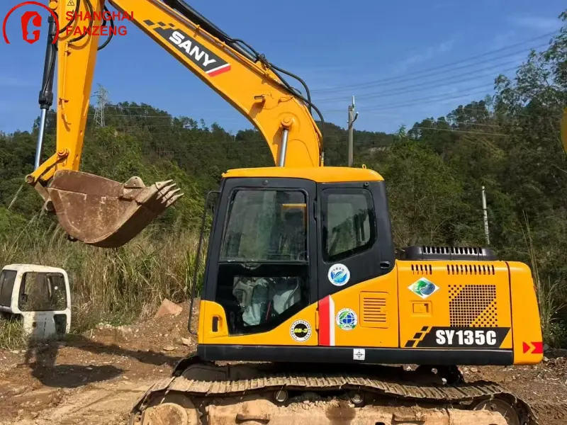 Excavadora SANY SY135C usada: Excelente rendimiento, calidad confiable.