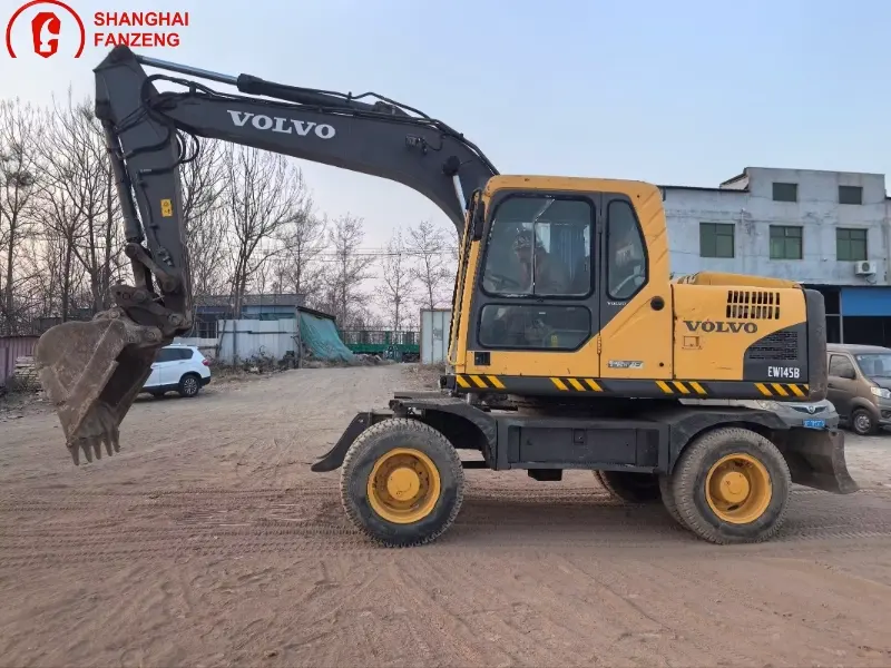 Excavadora de ruedas Volvo EW145B | Maquinaria de construcción usada de alta eficiencia y durabilidad