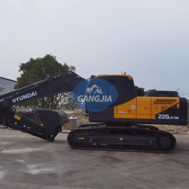 Competitive Price Second hand HYUNDAI 220-9S Used Digger Equipment for Sale