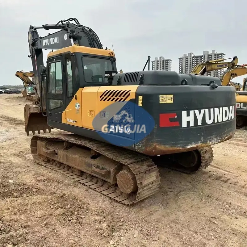 New Arrival Good Condition Used HYUNDAI 215Vs 20tons Excavator Global Supplier