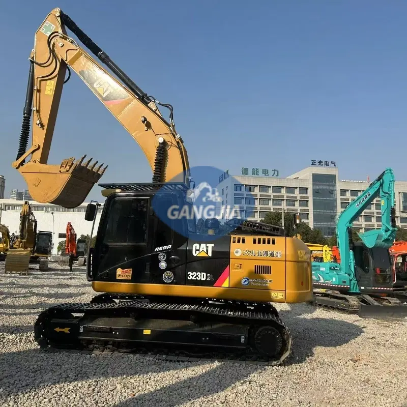Second-hand CAT323D Medium Excavator Good Condition Construction Machine