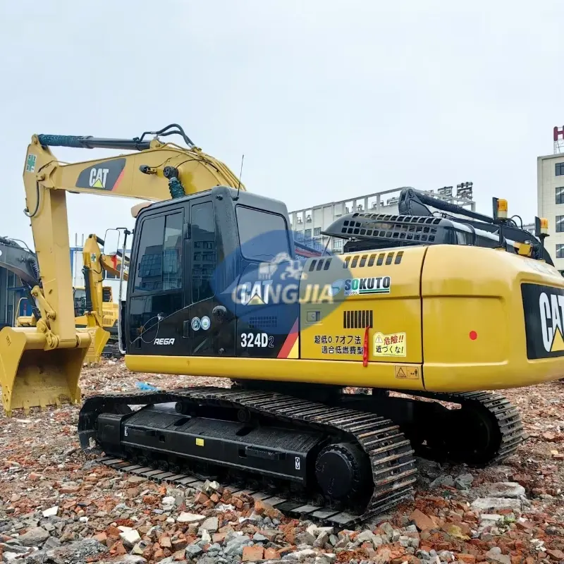 Used CAT324D Hydraulic Excavator Engineering Machinery Global Supply