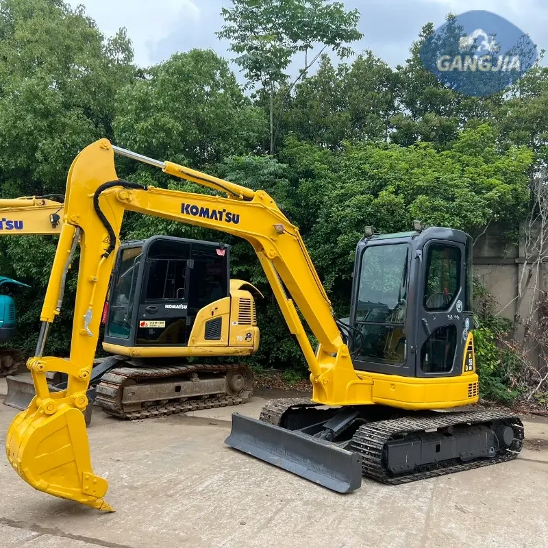 Compact Good Performance Used Komatsu PC55MR Mini Excavator Construction Equipment Supplier