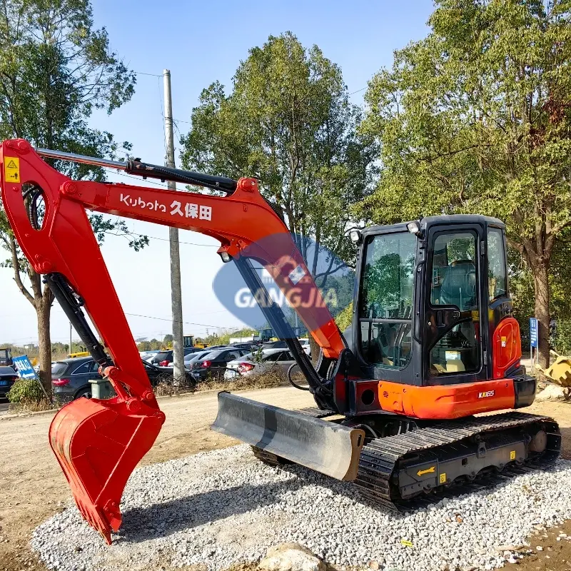 Compact Low Price Second-hand KUBOTA KX165 Mini Excavator Construction Equipment