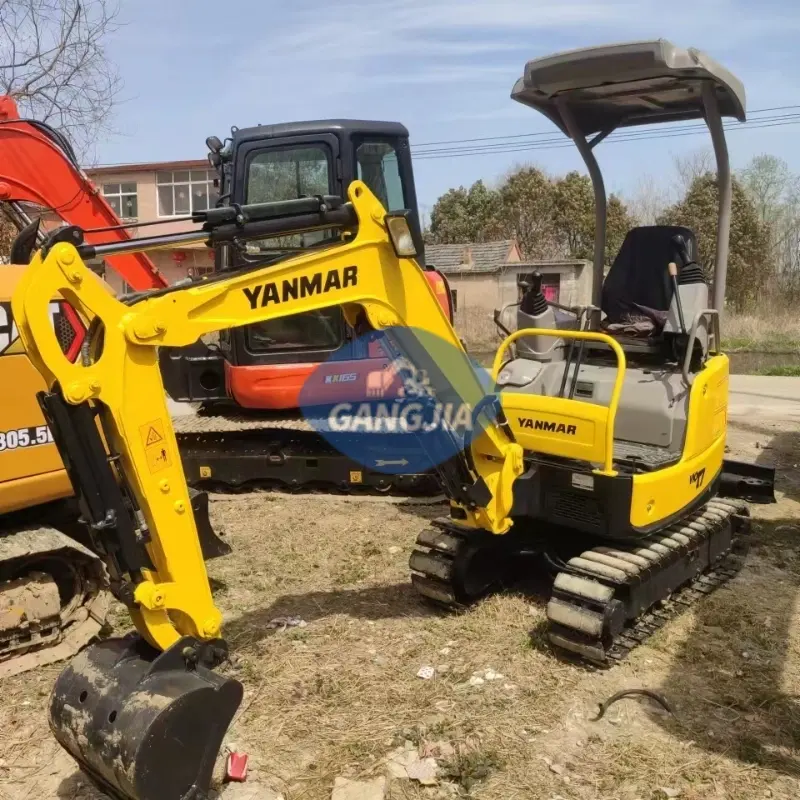 Compact Used YANMAR Vio17 Mini Excavator Agricultural Equipment Competitive Price