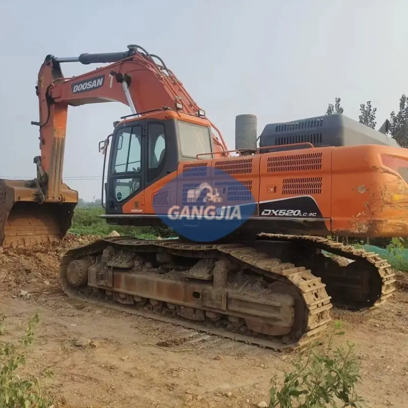 Competitive Price Powerful Used DOOSAN DX520LC-9C Large Digger Machine Global Supply