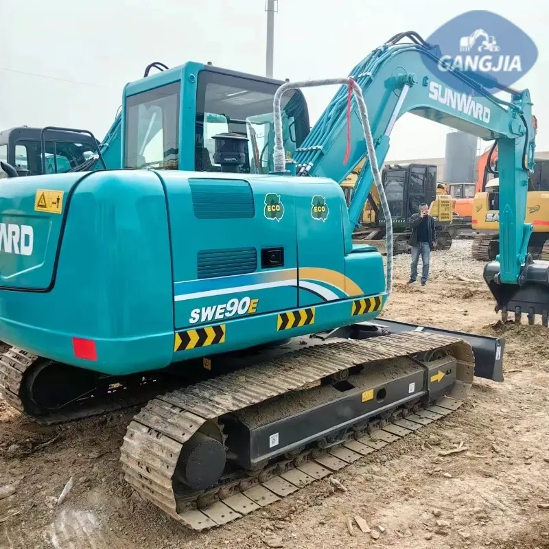 Competitive Price Used Sunward SWE90E Large Crawler Excavator Engineering Machinery