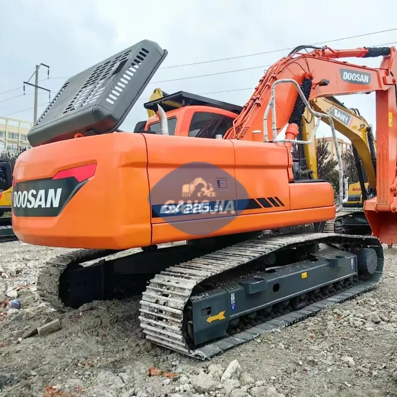 Durable Good Condition Used DOOSAN DX225LCA-9 Hydraulic Excavator for Sale