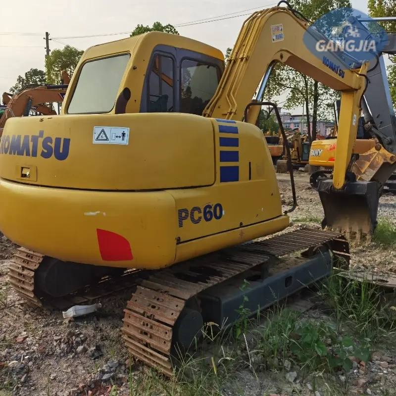 Global Supply Used Komatsu PC60-7 Hydraulic Excavator Engineering Equipment