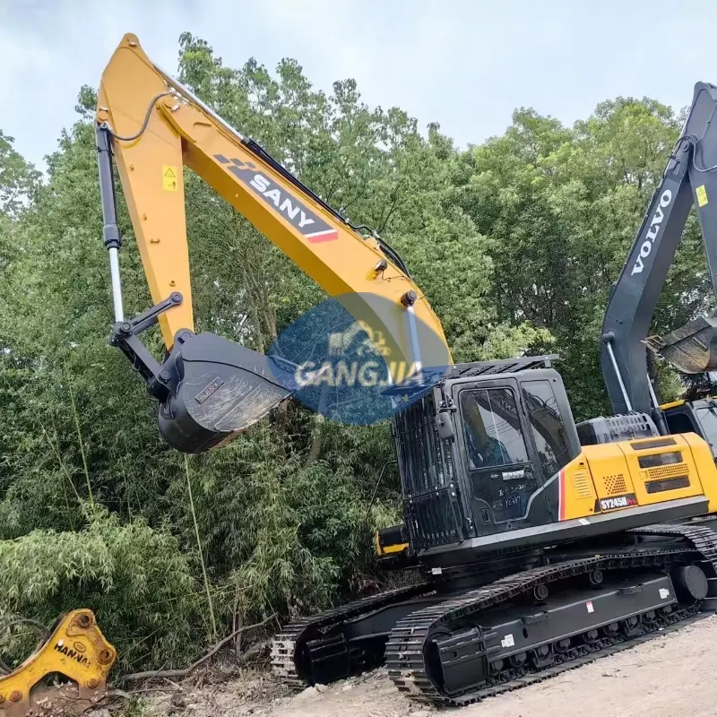 Global Supply Used SANY 245H Heavy Crawler Excavator Mining Machine