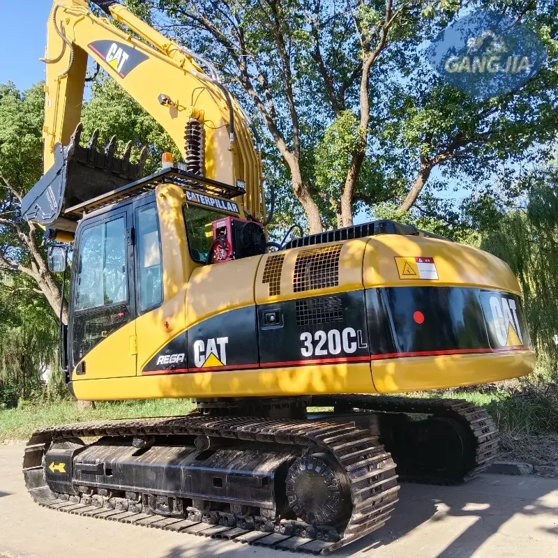 Good Condition 20 ton Caterpillar CAT320C Used Excavator Dig Sand Equipment