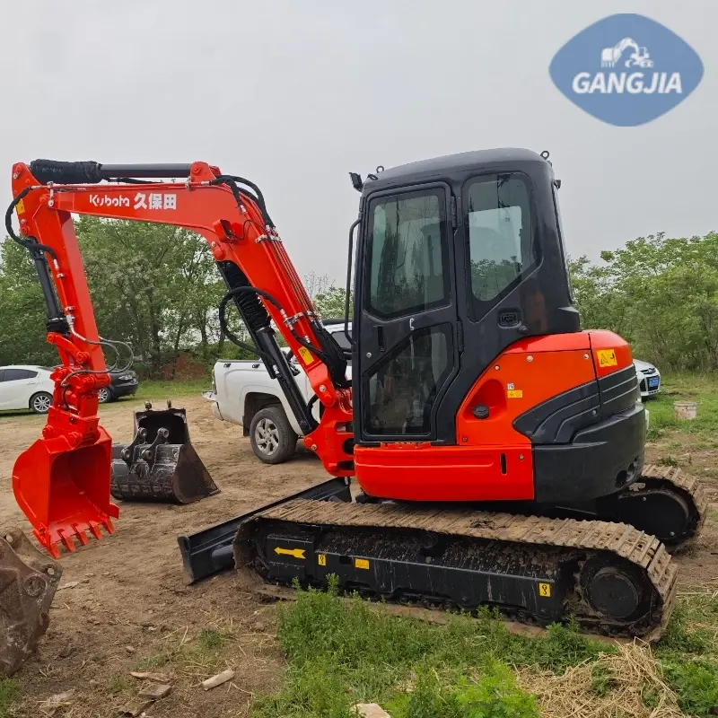 Good Condition Second Hand Kubota U50 Midi Excavator Construction Equipment