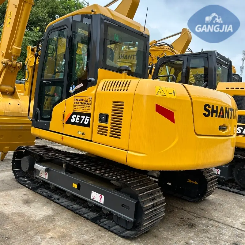 High Performance SHANTUI SE75 Hydraulic Machine Construction Equipment Stock Machinery Global Supply
