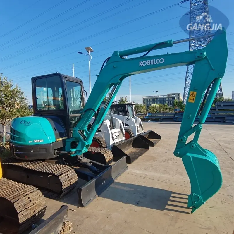 Hot Sale Powerful Kobelco SK55SR Compact Second-hand Hydraulic Excavator Global Supply