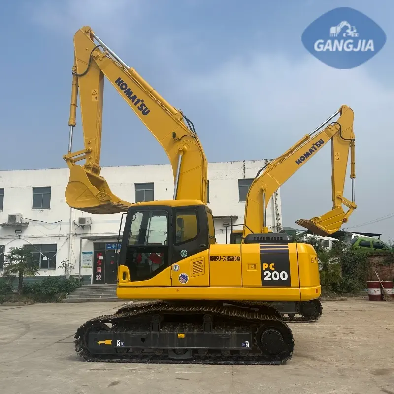 Hot Sale Powerful Used Komatsu PC200-7 Crawler Excavator Good Condition Global Supply