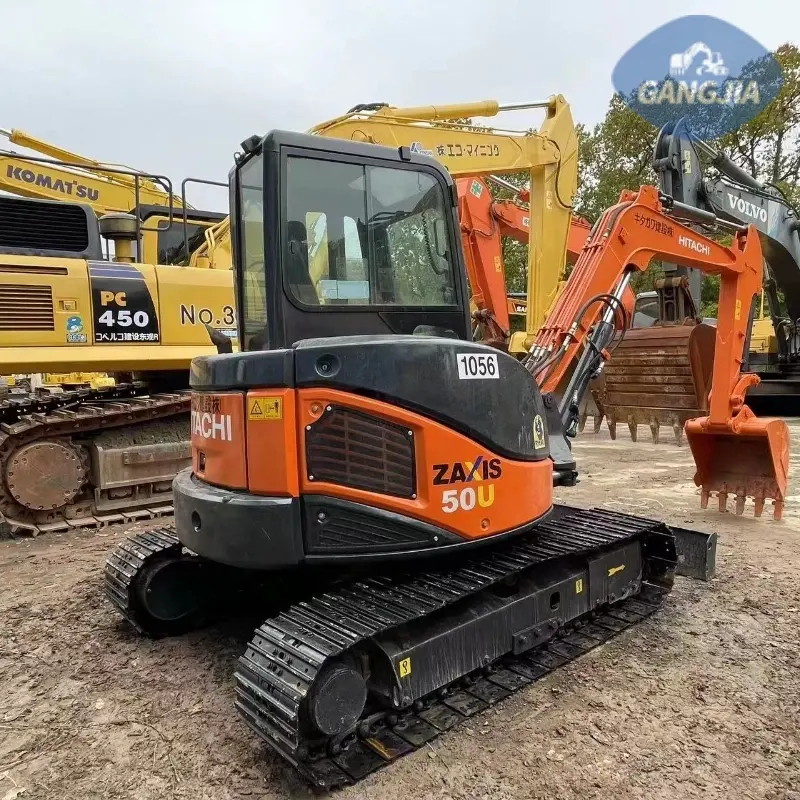 Hot Sale Second Hand ZX50U-3F Mini Hydraulic Excavator Agricultural Machine