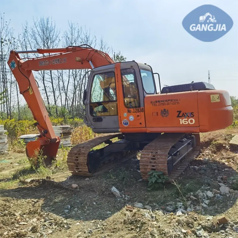 Hot Sale Second-hand ZX160 Heavy Crawler Excavator Global Supply