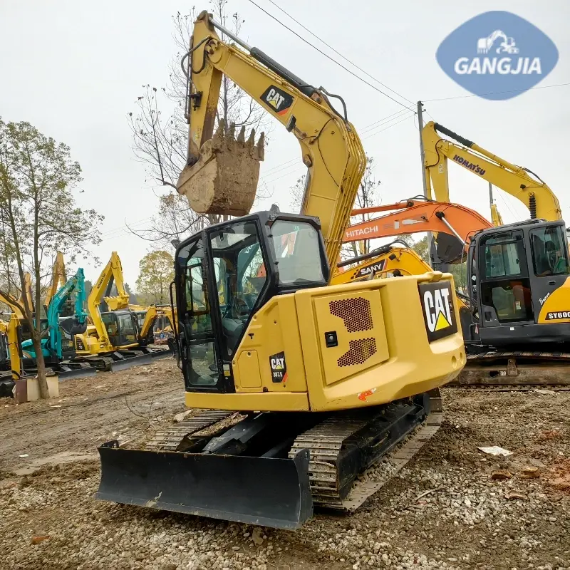 Low Price CAT 307.5 Compact Hydraulic Used Excavator for Sale