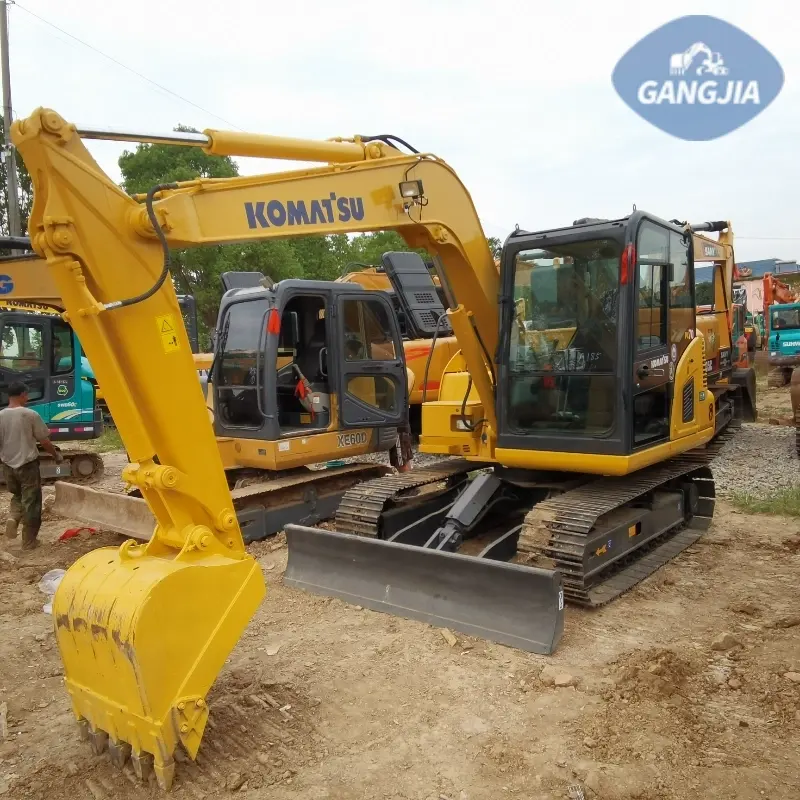 Low Price Powerful Second Hand Komatsu PC70-8 Small Excavator Engineering Machinery Solution