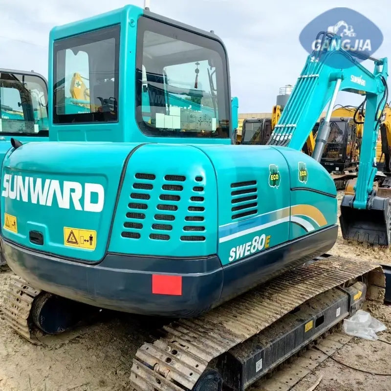 New Arrival SUNWARD SWE80E Medium Hydraulic Excavator Mining Machine